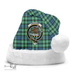 Scottish Graham of Montrose Ancient Clan Tartan Crest Plaid Christmas Hat Scottish Plaid - Tartan Plaid - ScotsTee