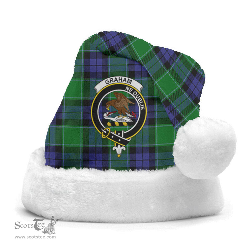 Scottish Graham of Menteith Modern Clan Tartan Crest Plaid Christmas Hat Scottish Plaid - Tartan Plaid - ScotsTee