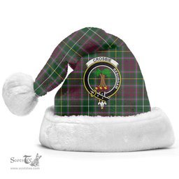 Scottish Crosbie (or Crosby) Clan Tartan Crest Plaid Christmas Hat Scottish Plaid - Tartan Plaid - ScotsTee