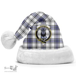 Scottish Hannay Modern Clan Tartan Crest Plaid Christmas Hat Scottish Plaid - Tartan Plaid - ScotsTee