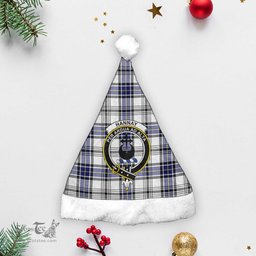 Scottish Hannay Modern Clan Tartan Crest Plaid Christmas Hat Scottish Plaid - Tartan Plaid - ScotsTee