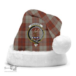 Scottish Davidson Dress Dancers Clan Tartan Crest Plaid Christmas Hat Scottish Plaid - Tartan Plaid - ScotsTee