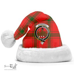 Scottish Darroch (Gourock) Clan Tartan Crest Plaid Christmas Hat Scottish Plaid - Tartan Plaid - ScotsTee