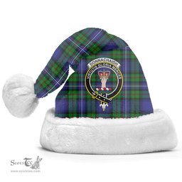 Scottish Donnachaidh Clan Tartan Crest Plaid Christmas Hat Scottish Plaid - Tartan Plaid - ScotsTee