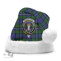Scottish Donnachaidh Clan Tartan Crest Plaid Christmas Hat Scottish Plaid - Tartan Plaid - ScotsTee