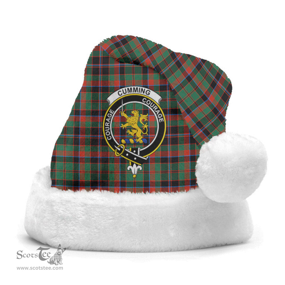 Scottish Cumming Hunting Ancient Clan Tartan Crest Plaid Christmas Hat Scottish Plaid - Tartan Plaid - ScotsTee