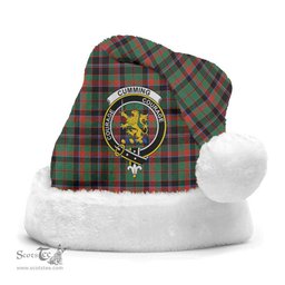 Scottish Cumming Hunting Ancient Clan Tartan Crest Plaid Christmas Hat Scottish Plaid - Tartan Plaid - ScotsTee