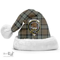 Scottish Graham of Menteith Weathered Clan Tartan Crest Plaid Christmas Hat Scottish Plaid - Tartan Plaid - ScotsTee