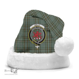 Scottish Kelly Dress Clan Tartan Crest Plaid Christmas Hat Scottish Plaid - Tartan Plaid - ScotsTee