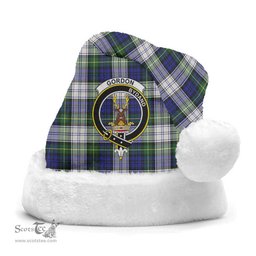 Scottish Gordon Dress Modern Clan Tartan Crest Plaid Christmas Hat Scottish Plaid - Tartan Plaid - ScotsTee