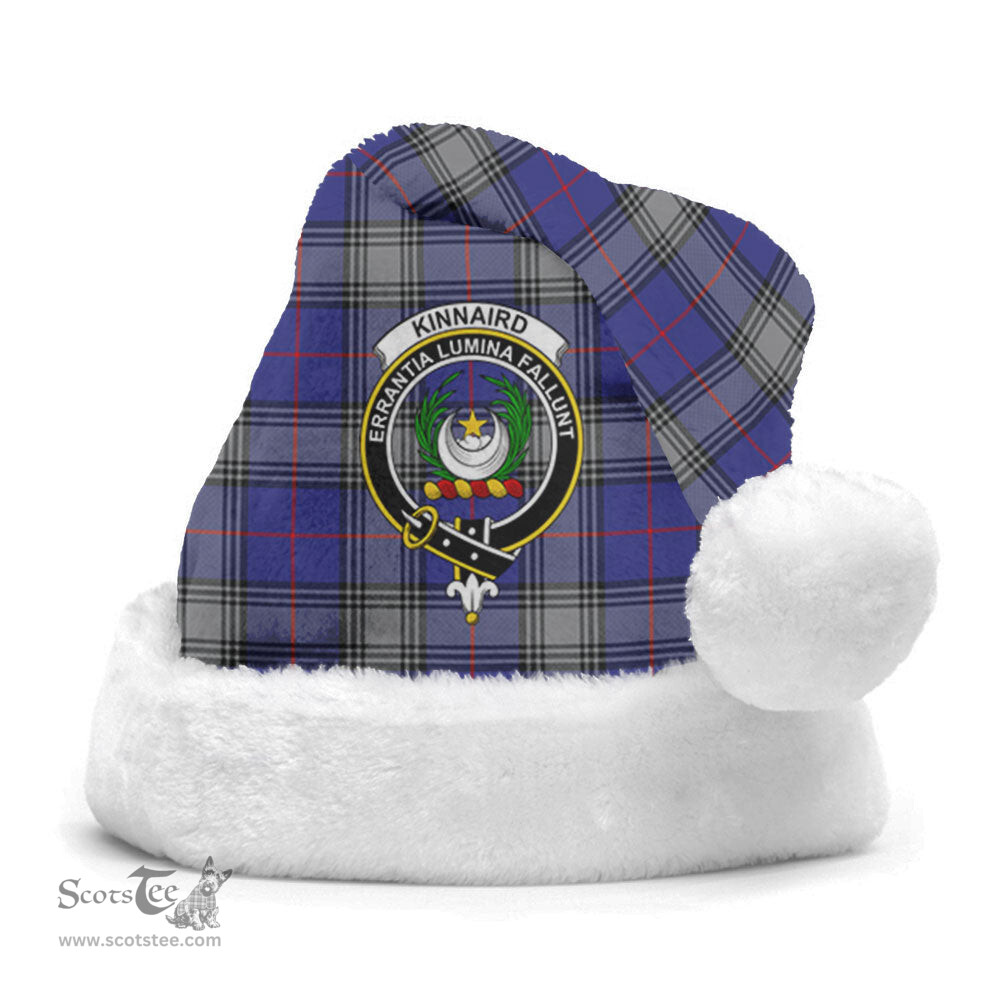 Scottish Kinnaird Clan Tartan Crest Plaid Christmas Hat Scottish Plaid - Tartan Plaid - ScotsTee