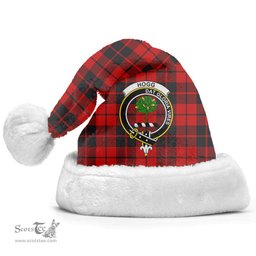 Scottish Hogg Clan Tartan Crest Plaid Christmas Hat Scottish Plaid - Tartan Plaid - ScotsTee