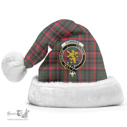 Scottish Cumming Hunting Modern Clan Tartan Crest Plaid Christmas Hat Scottish Plaid - Tartan Plaid - ScotsTee