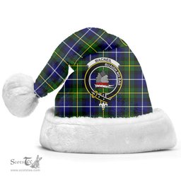 Scottish MacNeil of Barra Modern Clan Tartan Crest Plaid Christmas Hat Scottish Plaid - Tartan Plaid - ScotsTee