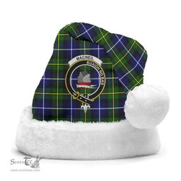 Scottish MacNeil of Barra Modern Clan Tartan Crest Plaid Christmas Hat Scottish Plaid - Tartan Plaid - ScotsTee