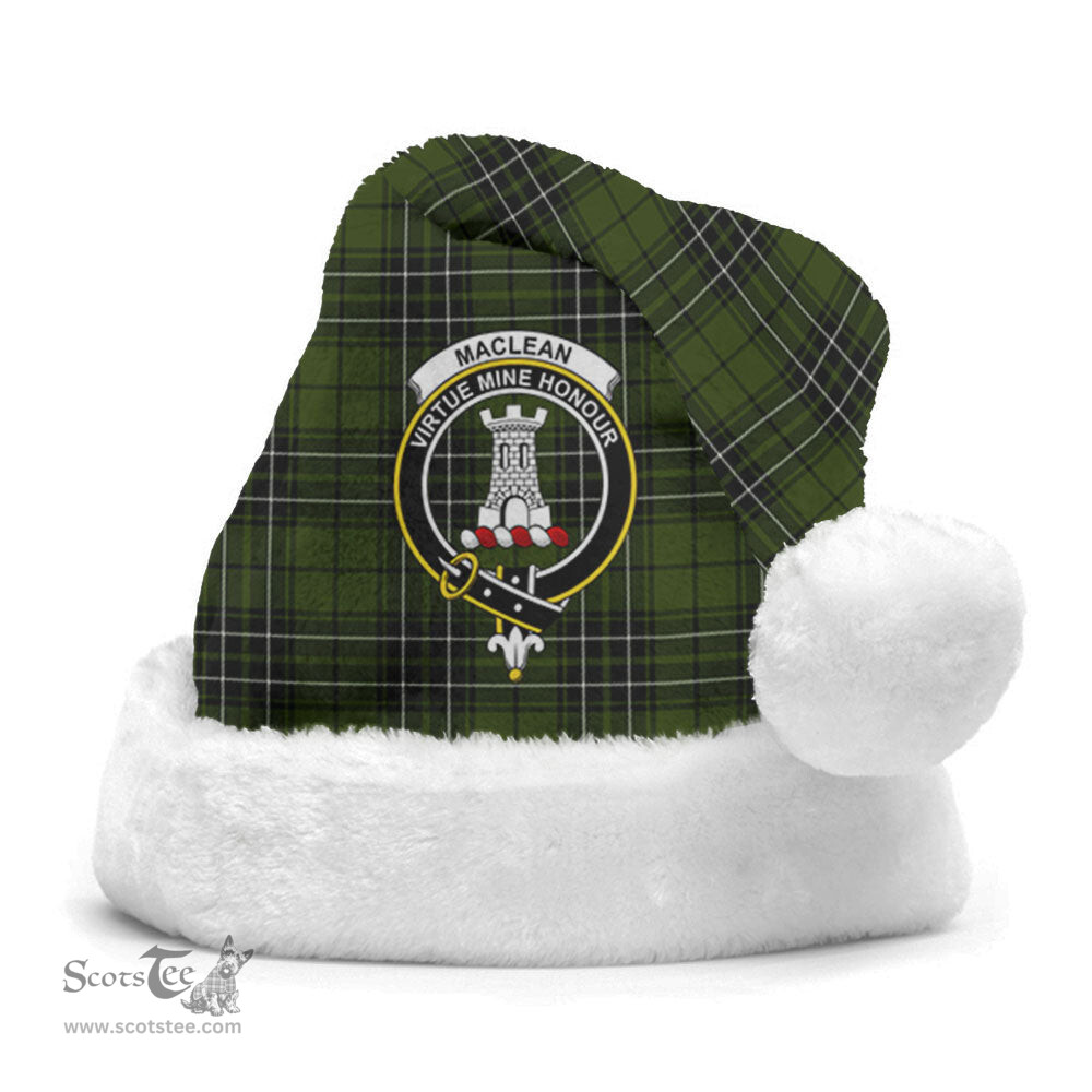 Scottish MacLean Hunting Clan Tartan Crest Plaid Christmas Hat Scottish Plaid - Tartan Plaid - ScotsTee