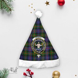 Scottish Murray of Atholl Modern Clan Tartan Crest Plaid Christmas Hat Scottish Plaid - Tartan Plaid - ScotsTee