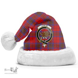 Scottish Leslie Modern Clan Tartan Crest Plaid Christmas Hat Scottish Plaid - Tartan Plaid - ScotsTee