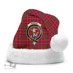 Scottish Murray (of Dysart) Clan Tartan Crest Plaid Christmas Hat Scottish Plaid - Tartan Plaid - ScotsTee