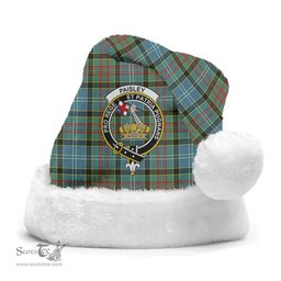 Scottish Paisley District Clan Tartan Crest Plaid Christmas Hat Scottish Plaid - Tartan Plaid - ScotsTee