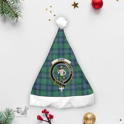 Scottish Shaw (of Sauchie) Clan Tartan Crest Plaid Christmas Hat Scottish Plaid - Tartan Plaid - ScotsTee