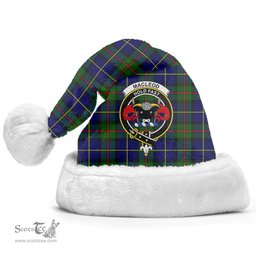 Scottish MacLeod of Harris Modern Clan Tartan Crest Plaid Christmas Hat Scottish Plaid - Tartan Plaid - ScotsTee