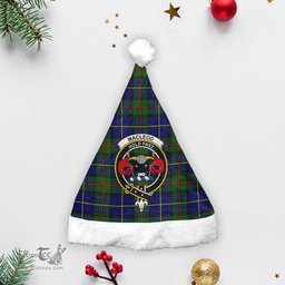 Scottish MacLeod of Harris Modern Clan Tartan Crest Plaid Christmas Hat Scottish Plaid - Tartan Plaid - ScotsTee