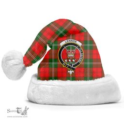 Scottish Lennox (Lennox Kincaid) Clan Tartan Crest Plaid Christmas Hat Scottish Plaid - Tartan Plaid - ScotsTee
