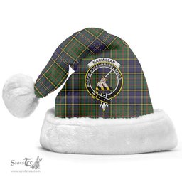 Scottish MacMillan Hunting Modern Clan Tartan Crest Plaid Christmas Hat Scottish Plaid - Tartan Plaid - ScotsTee
