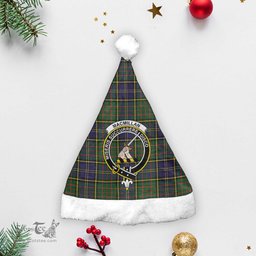 Scottish MacMillan Hunting Modern Clan Tartan Crest Plaid Christmas Hat Scottish Plaid - Tartan Plaid - ScotsTee