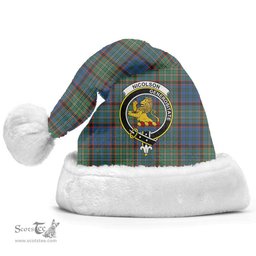 Scottish Nicolson Hunting Ancient Clan Tartan Crest Plaid Christmas Hat Scottish Plaid - Tartan Plaid - ScotsTee