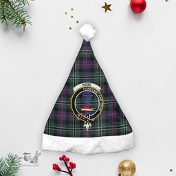 Scottish Rose Hunting Modern Clan Tartan Crest Plaid Christmas Hat Scottish Plaid - Tartan Plaid - ScotsTee