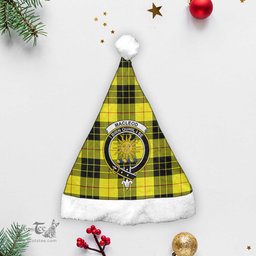 Scottish MacLeod of Lewis Modern Clan Tartan Crest Plaid Christmas Hat Scottish Plaid - Tartan Plaid - ScotsTee