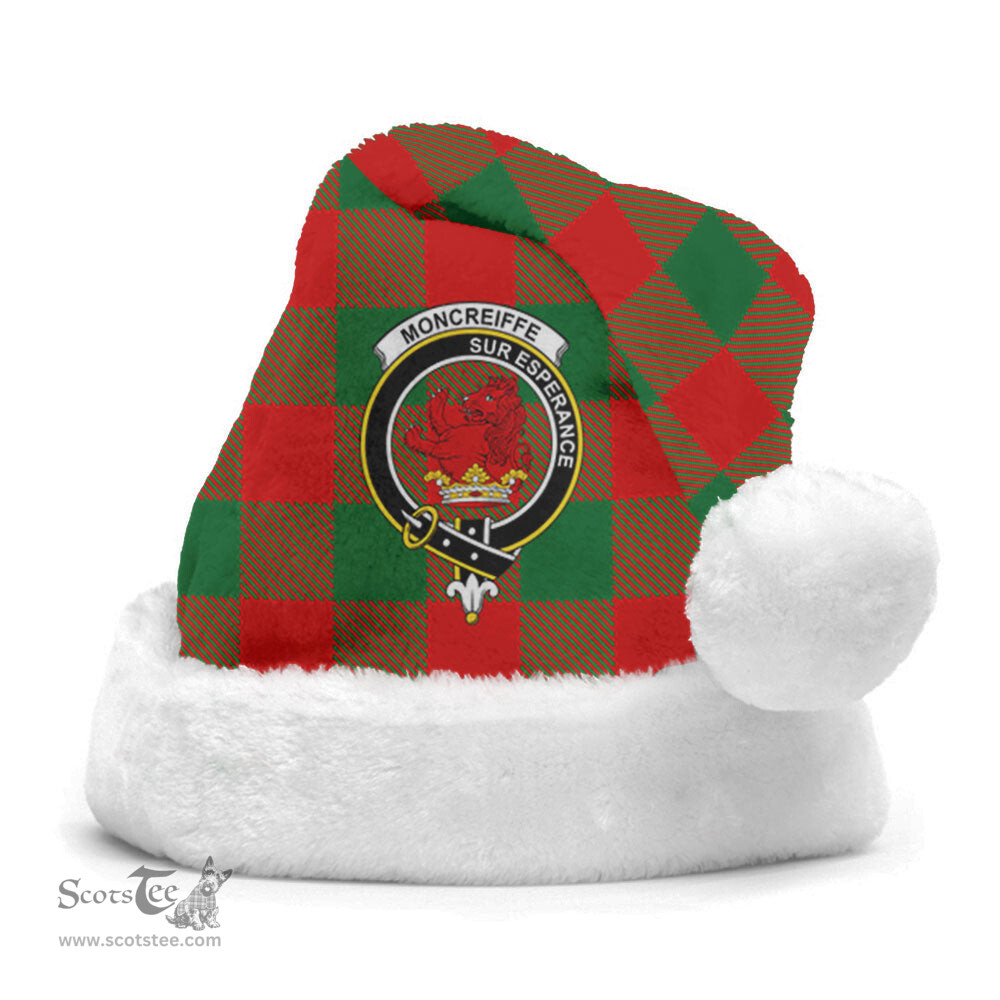 Scottish Moncreiffe (or Moncreiff) Clan Tartan Crest Plaid Christmas Hat Scottish Plaid - Tartan Plaid - ScotsTee