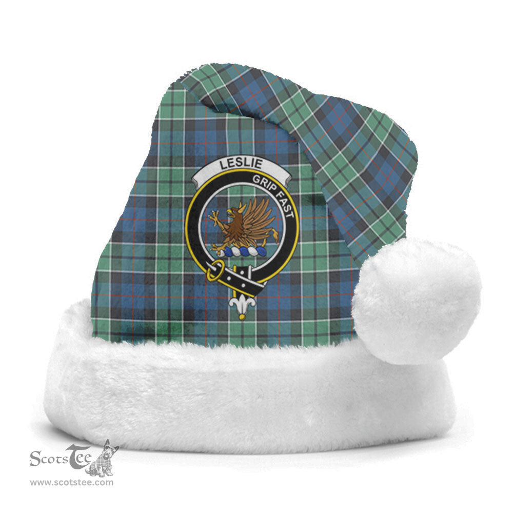Scottish Leslie Hunting Ancient Clan Tartan Crest Plaid Christmas Hat Scottish Plaid - Tartan Plaid - ScotsTee