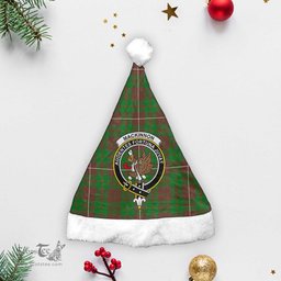Scottish MacKinnon Hunting Modern Clan Tartan Crest Plaid Christmas Hat Scottish Plaid - Tartan Plaid - ScotsTee