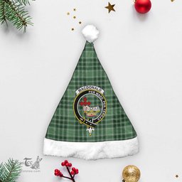 Scottish MacDonald Lord of the Isles Hunting Clan Tartan Crest Plaid Christmas Hat Scottish Plaid - Tartan Plaid - ScotsTee