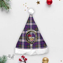 Scottish MacDonald Dress Modern Clan Tartan Crest Plaid Christmas Hat Scottish Plaid - Tartan Plaid - ScotsTee