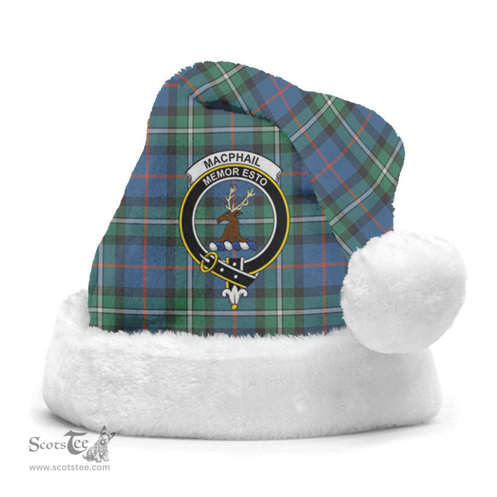 Scottish MacPhail Hunting Ancient Clan Tartan Crest Plaid Christmas Hat Scottish Plaid - Tartan Plaid - ScotsTee