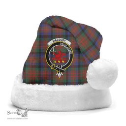 Scottish MacDuff Hunting Modern Clan Tartan Crest Plaid Christmas Hat Scottish Plaid - Tartan Plaid - ScotsTee