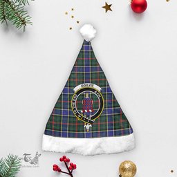 Scottish Ogilvie Hunting Modern Clan Tartan Crest Plaid Christmas Hat Scottish Plaid - Tartan Plaid - ScotsTee