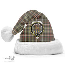 Scottish Scott Green Weathered Clan Tartan Crest Plaid Christmas Hat Scottish Plaid - Tartan Plaid - ScotsTee
