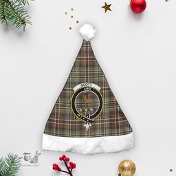 Scottish Scott Green Weathered Clan Tartan Crest Plaid Christmas Hat Scottish Plaid - Tartan Plaid - ScotsTee