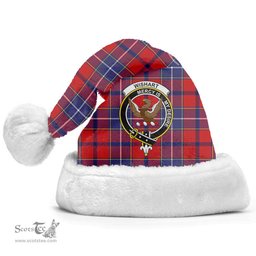 Scottish Wishart Dress Clan Tartan Crest Plaid Christmas Hat Scottish Plaid - Tartan Plaid - ScotsTee