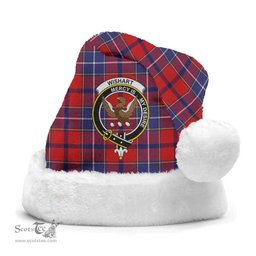 Scottish Wishart Dress Clan Tartan Crest Plaid Christmas Hat Scottish Plaid - Tartan Plaid - ScotsTee