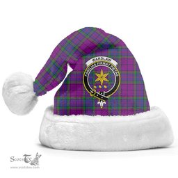 Scottish Wardlaw Modern Clan Tartan Crest Plaid Christmas Hat Scottish Plaid - Tartan Plaid - ScotsTee