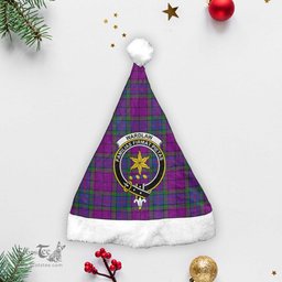 Scottish Wardlaw Modern Clan Tartan Crest Plaid Christmas Hat Scottish Plaid - Tartan Plaid - ScotsTee