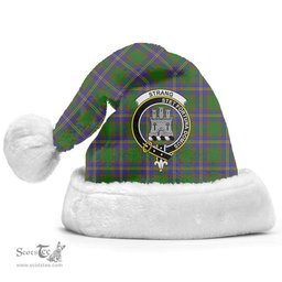 Scottish Strang (or Strange) Clan Tartan Crest Plaid Christmas Hat Scottish Plaid - Tartan Plaid - ScotsTee