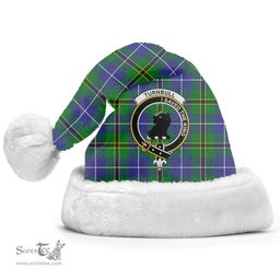 Scottish Turnbull Hunting Clan Tartan Crest Plaid Christmas Hat Scottish Plaid - Tartan Plaid - ScotsTee