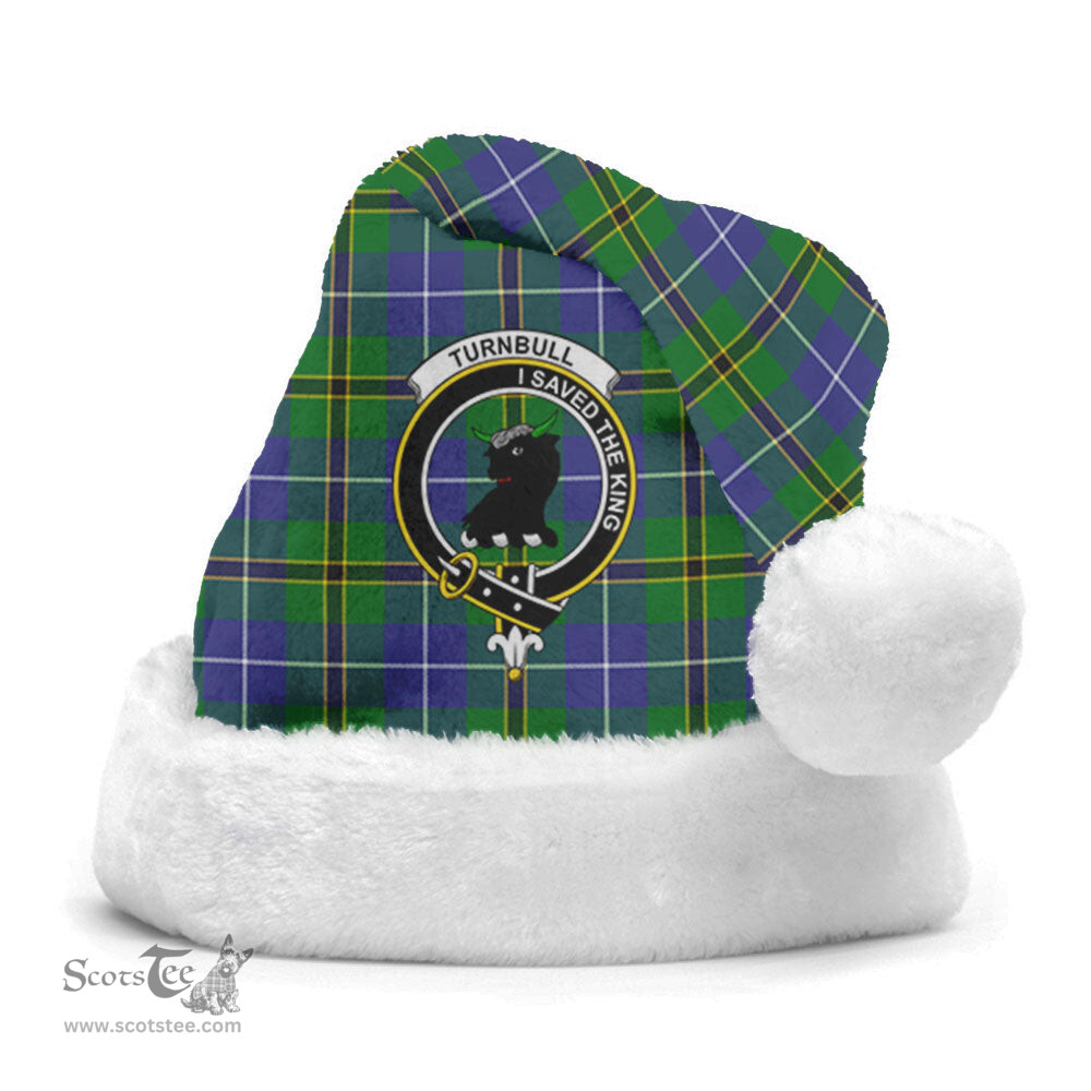Scottish Turnbull Hunting Clan Tartan Crest Plaid Christmas Hat Scottish Plaid - Tartan Plaid - ScotsTee